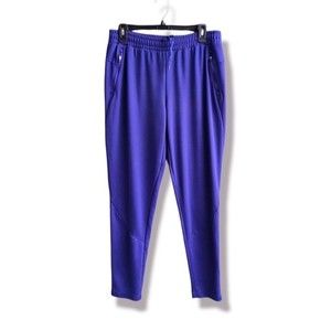 All In Motion Men's Ponte Jogger Sweatpants Indigo Blue Zip Pockets Size L